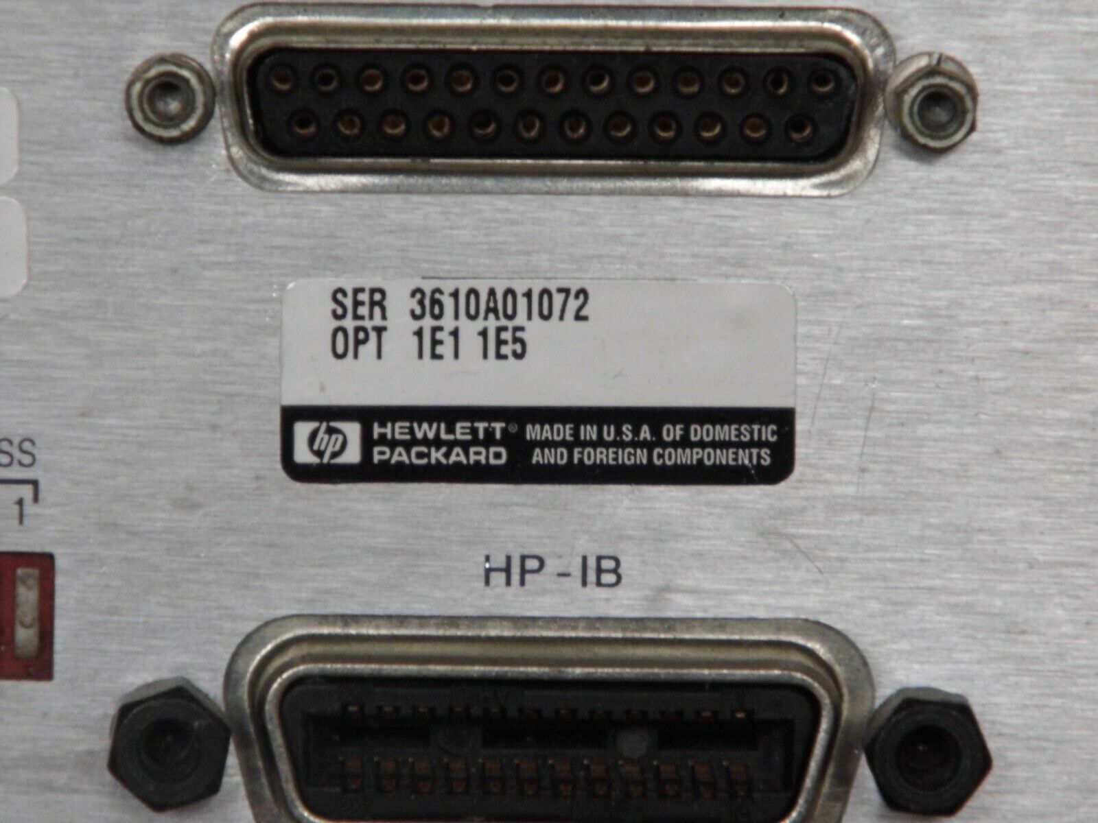 AGILENT HP 83752B 1E1 1E5, .01 - 20 GHz SYNTHESIZED SWEEPER w/ WARRANTY AGILENT HP 83752B 1E1 1E5, .01 - 20 GHz SYNTHESIZED SWEEPER w/ WARRANTY